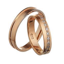 Rose Gold Wedding Rings